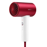 素士电吹风负离子护发速干大风力防烫设计冷热循环红色H5
