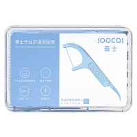 素士牙线棒牙间刷超细护理剔牙线齿间刷弓形牙线棒牙签50支*6盒