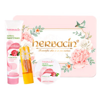 小甘菊护手霜礼盒玫瑰手霜75ml+玫瑰小铁20ml+柠檬唇膏4.8g玫瑰礼盒H