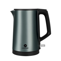 利仁电水壶1L黄金容量双层防烫不锈钢无缝智能断电LPSH-80