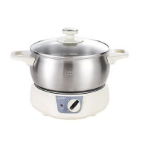 利仁电火锅2.5L分体电火锅宿舍泡面小锅宿舍煮锅DHG-200F