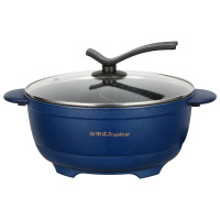 荣事达电火锅6L家用多功能一体锅炒菜蒸煮电火锅HG18F5