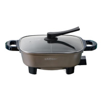 利仁电热锅5.5L鸳鸯锅分体式火锅家用多功能电热锅DHG-556