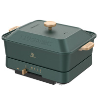 利仁电火锅4.3L分体式家用电煮锅多功能一体锅料理锅电炒锅G-7