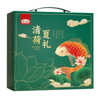 燕之坊清荷夏礼杂粮礼盒八宝粥绿豆冰糖百合莲子1.31kg