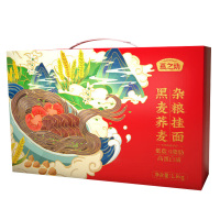燕之坊黑麦荞麦杂粮挂面礼盒非油炸杂粮粗粮面条1.6kg