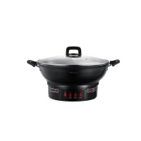荣事达电炒锅5..5L大容量多功能快速爆炒家用炒锅RDAF-32