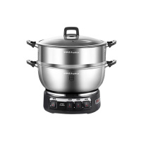 荣事达电炒锅5.5L无涂层不粘锅防干烧炒锅单笼RS-FG30