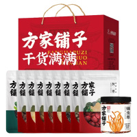 方家铺子十全十美阖家欢干货礼盒茶树菇猴头菇蛹虫草820g