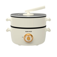 AUX奥克斯电火锅5L大容量多用途带蒸笼电热锅AX-528