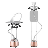 奥克斯挂烫机立式家用手持蒸汽熨斗熨烫机香槟金AGS-798