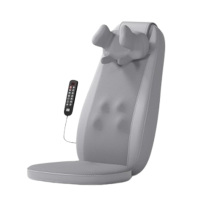 奥克斯按摩靠垫多功能揉捏家用按摩椅垫浅灰色AUX-yhK16