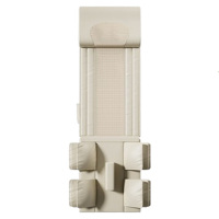 奥克斯按摩床垫全身躺垫靠垫多功能按摩仪器AQA-12D-4335