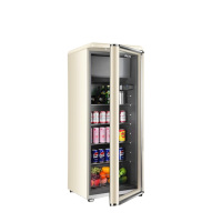 奥克斯冰吧158L立式冷柜恒温保鲜冷藏柜SC-158A238FG