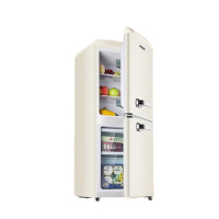 奥克斯冰箱68L冷冻冷藏双门复古冰箱BCD-68A178FG