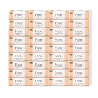 洁柔抽纸粉face系列面巾纸可湿水纸巾110抽36包PR125-24