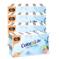 洁柔手帕纸缤纷百花香味迷你便携装纸巾6片120包OU201-30R