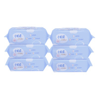 洁柔湿巾小奶皮牛奶精华手口用亲肤湿纸巾80抽6包JS243