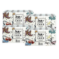 洁柔手帕纸人间乌龙系列无极乌龙香纸巾30包*4套TU214-30E