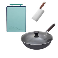 张小泉锅具砧板组合三件套C30740100+D51032100+C52790200