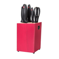 张小泉七件套结构紧密张字号·红妆系列套装刀具七件套D30870200