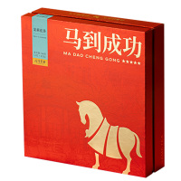 八马茶业茶叶礼盒168g新鲜嫩芽马到成功茉莉花茶E0108