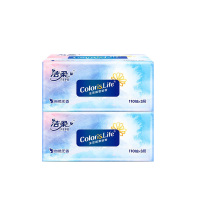 洁柔抽纸缤纷软抽湿水可用餐巾纸110抽2包OR215-03R