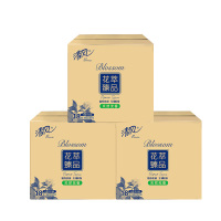 清风抽纸花萃臻品纸巾细腻丝柔软抽80抽54包BR11SHCE
