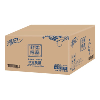 清风盘纸舒柔纯品珍宝卷纸平纹纸巾150米12卷BJ00ABXG