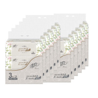 清风抽纸超质感系列纤细柔软工艺抽纸110抽36包BR33SXE1