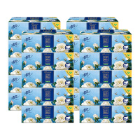 清风抽纸花萃丝柔臻品纸巾柔韧面巾80抽20包BR11SHCE