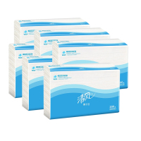 清风擦手纸柔软柔韧舒适商务用纸200抽6包B913AC1M