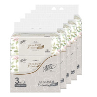 清风抽纸超质感系列细滑柔韧纸巾110抽15包BR33SXE1
