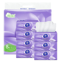 维达抽纸棉韧立体美压原木无香花卫生纸餐巾纸家用纸巾15包