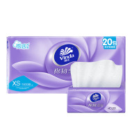 维达抽纸棉韧立体美压原木无香花卫生纸餐巾纸家用纸巾21包