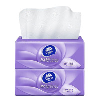 维达Vinda柔韧加厚抽纸120抽*10包家居必备强力吸水原木本色无漂白