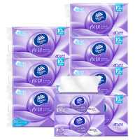 维达抽纸棉韧压花立体厚韧如棉经典清洁餐巾纸面巾纸卫生纸72包