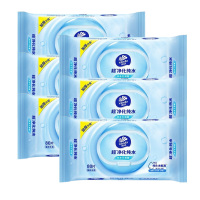 维达湿巾超净化纯水母婴可用大包婴儿手口可用湿纸巾温和无刺激6包