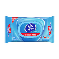 维达湿巾洁肤消毒清洁卫生杀菌带盖湿纸巾抽取式除菌1包