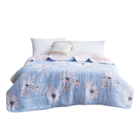 罗莱夏被空调被悦享绵柔花语微澜家用经典纤维被200*230cm