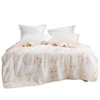 罗莱夏被空调被防螨抗菌花舞忆梦家用经典纤维被200*230cm
