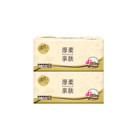 清风抽纸原木系列厚柔亲肤柔韧纸巾90抽2包ER10SYR24E1
