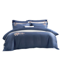 富安娜床品周年纪念款四件套轻奢繁花瑾念床单*1被罩*1枕套*2