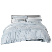 富安娜床品素提四件套国风新中式贝拉娜床单*1被罩*1枕套*2