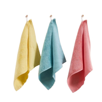 富安娜素色潘多拉方巾清韵系列六件套柔软呵护亲肤感受25*25cm