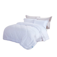 富安娜四季抗菌被舒逸洁净蓬松中空磨毛压花面料纤维203*229cm