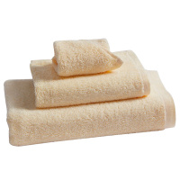 富安娜纯爱素色纯棉毛浴巾三件套毛巾*1方巾*1浴巾*1