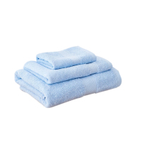 罗莱毛浴巾三件套清漪素色方面浴全棉毛巾柔软亲肤吸湿透气礼盒装