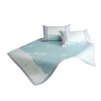 罗莱凉席仲夏夜梦透气冰丝席三件套舒爽透气柔软可折叠180*200cm