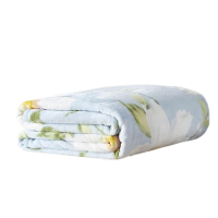 罗莱毛毯盛世花开法兰绒毯新一代X舒柔温暖轻松打理150*180cm